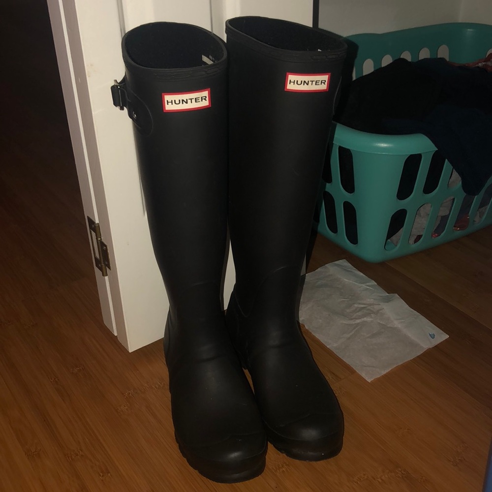 Hunter Boots Black Tall